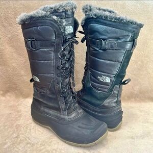 The North Face Black Insulated Boots Size 8